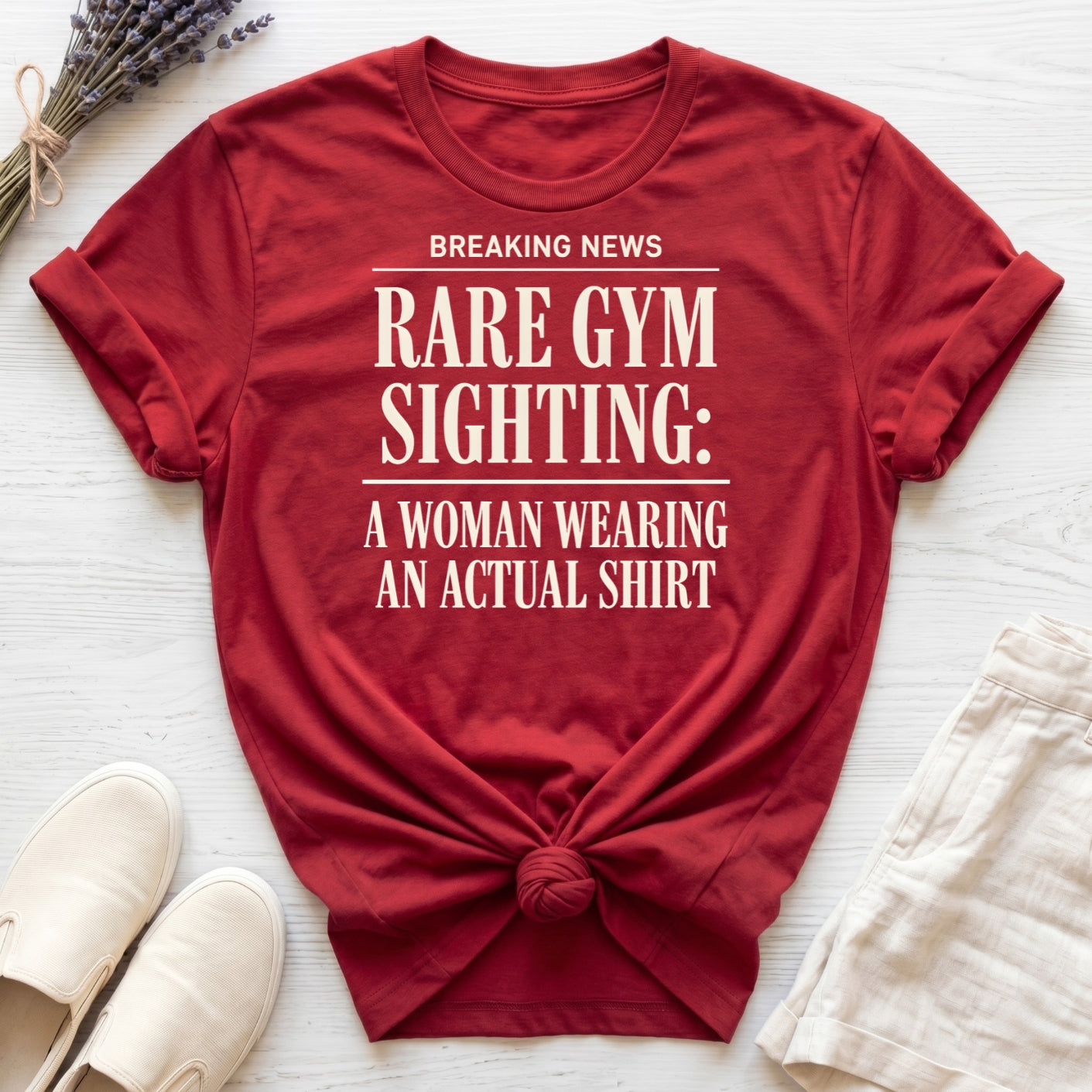 Rare Gym Sighting Organic T-Shirt