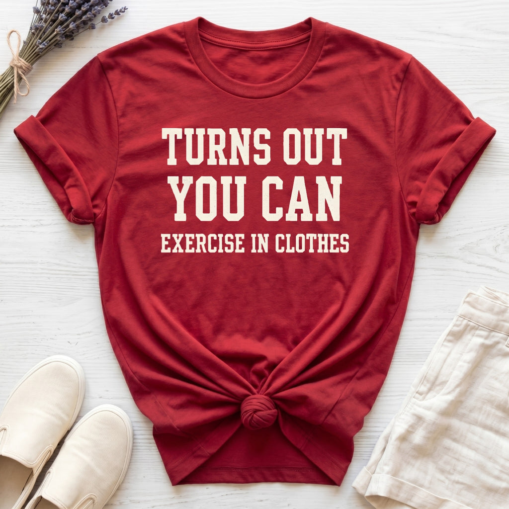 Exercise In Clothes Organic T-Shirt