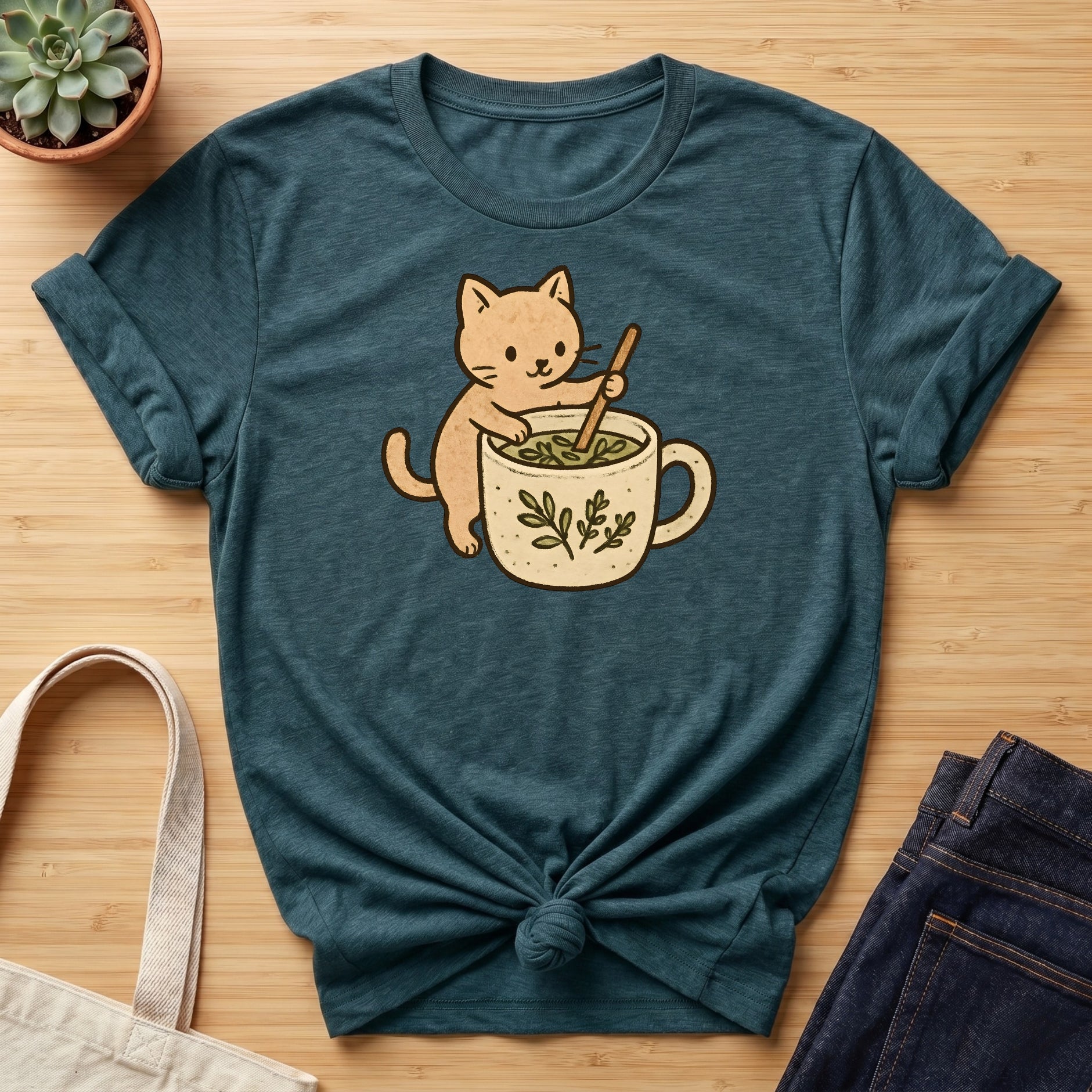 Kittens & Tea Organic T-Shirt
