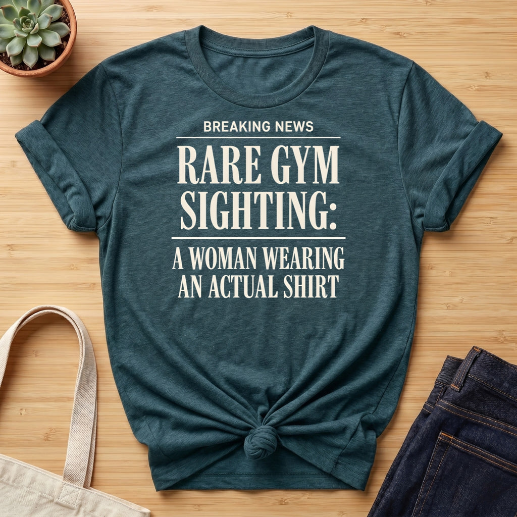 Rare Gym Sighting Organic T-Shirt
