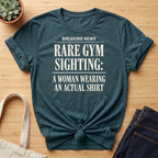 Rare Gym Sighting Organic T-Shirt