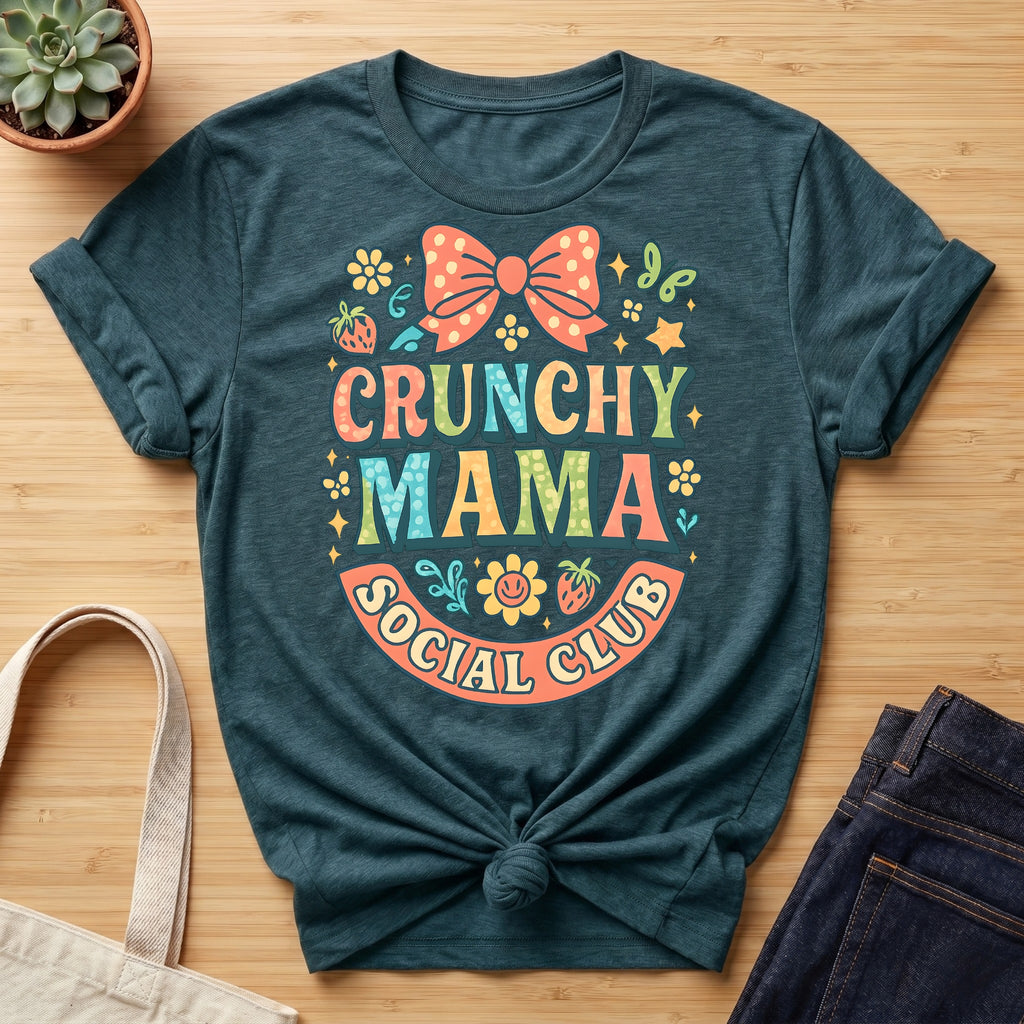Crunchy Mama Social Club Organic T-Shirt
