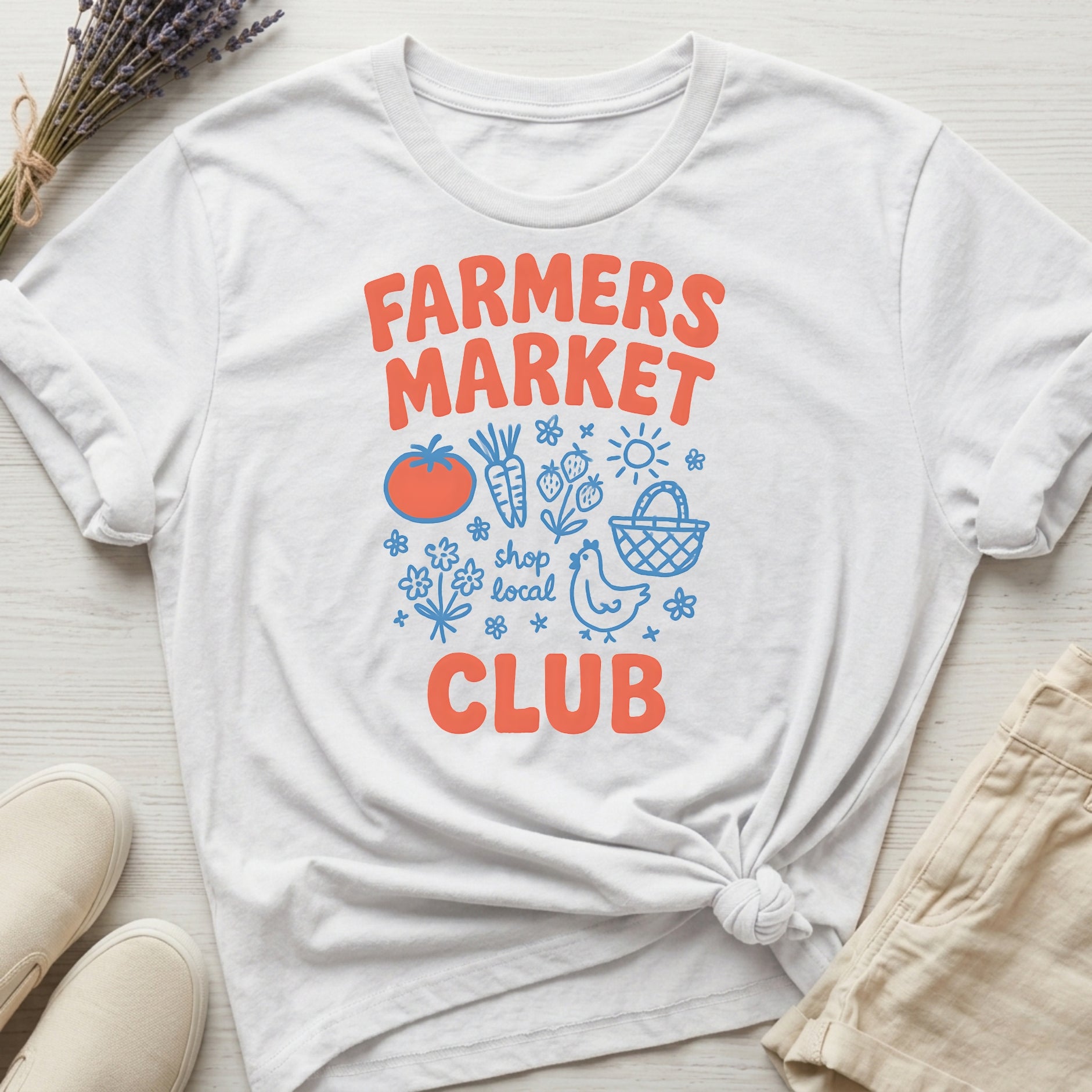 Farmers Market Club Organic T-Shirt