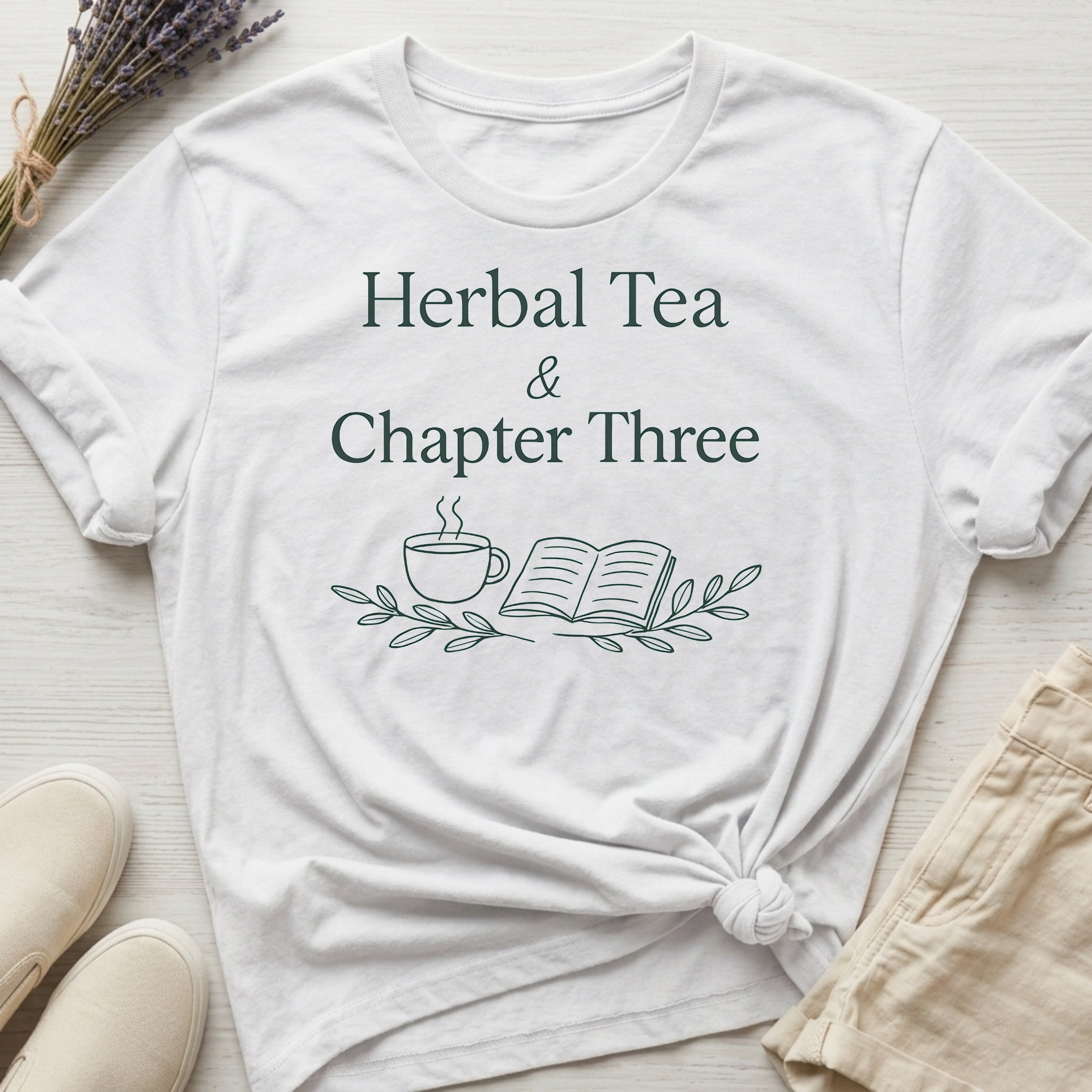Herbal Tea & Chapter 3 Organic T-Shirt