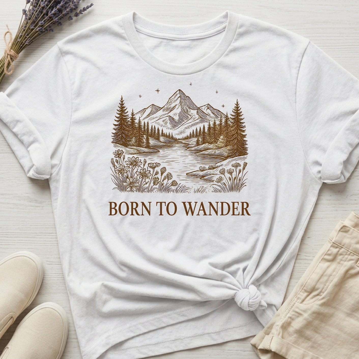 Born To Wander Organic T-Shirt