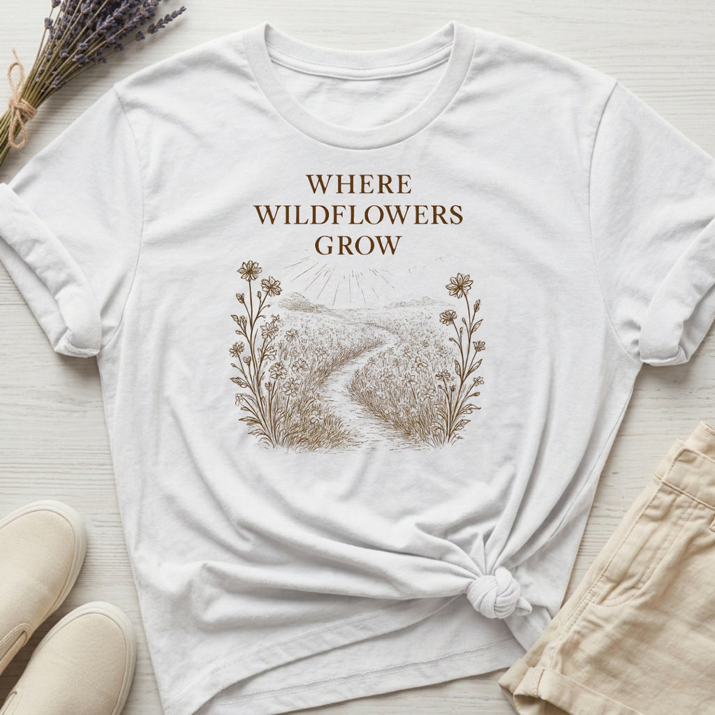 Wildflowers Grow Organic T-Shirt