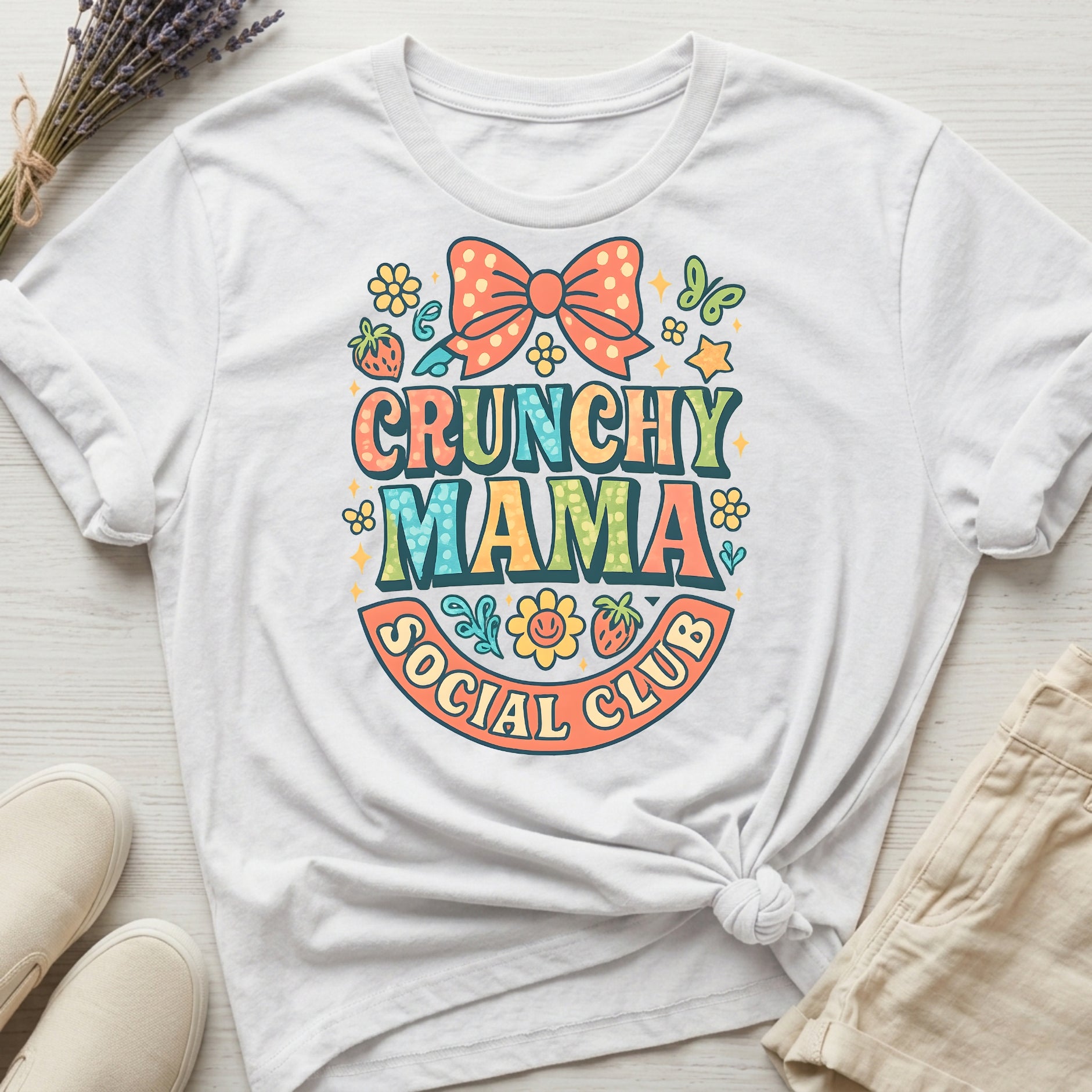 Crunchy Mama Social Club Organic T-Shirt