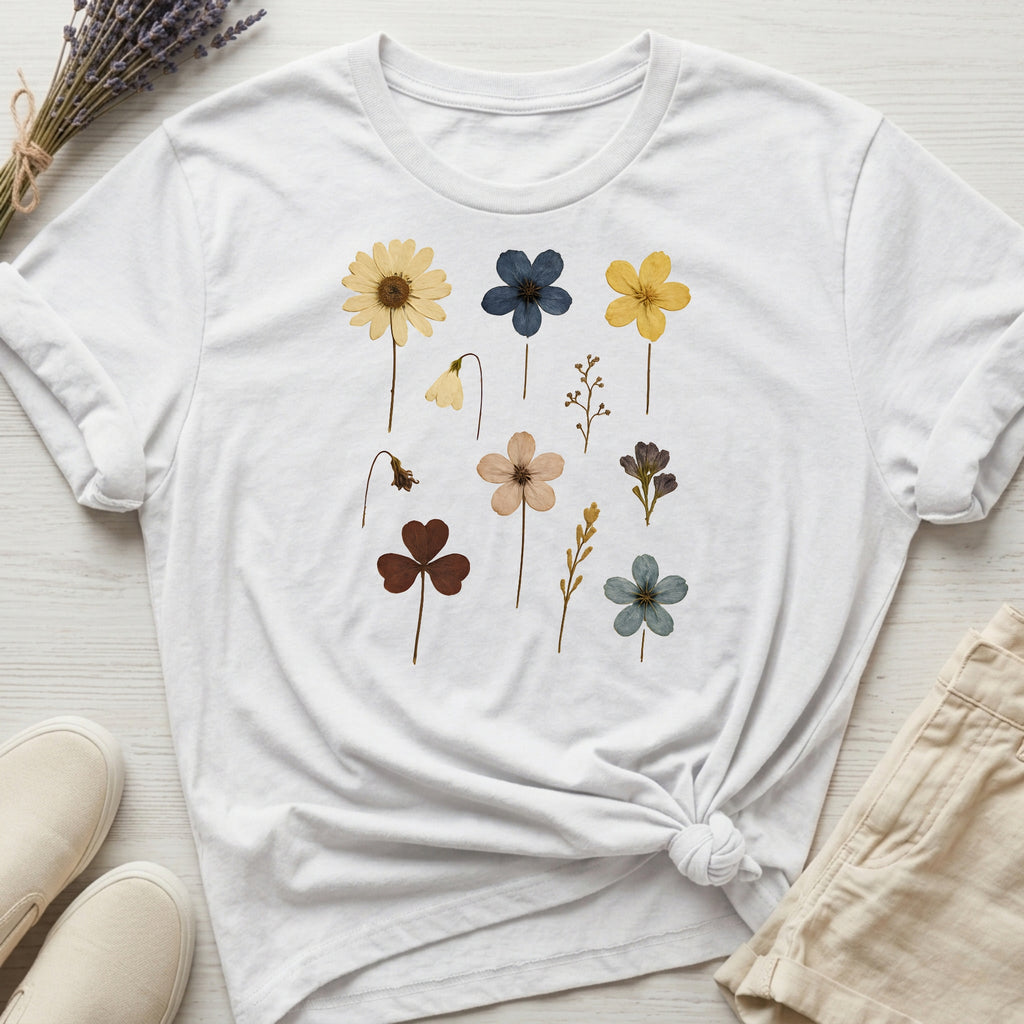 Pressed Flowers I Organic T-Shirt