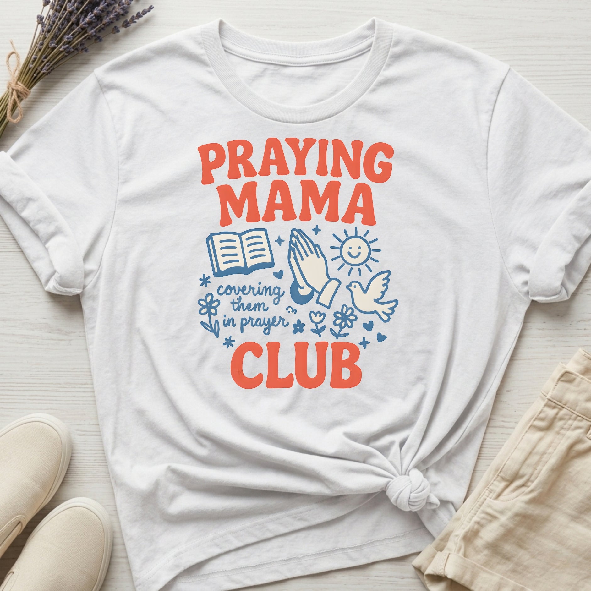 Praying Mama Club Organic T-Shirt