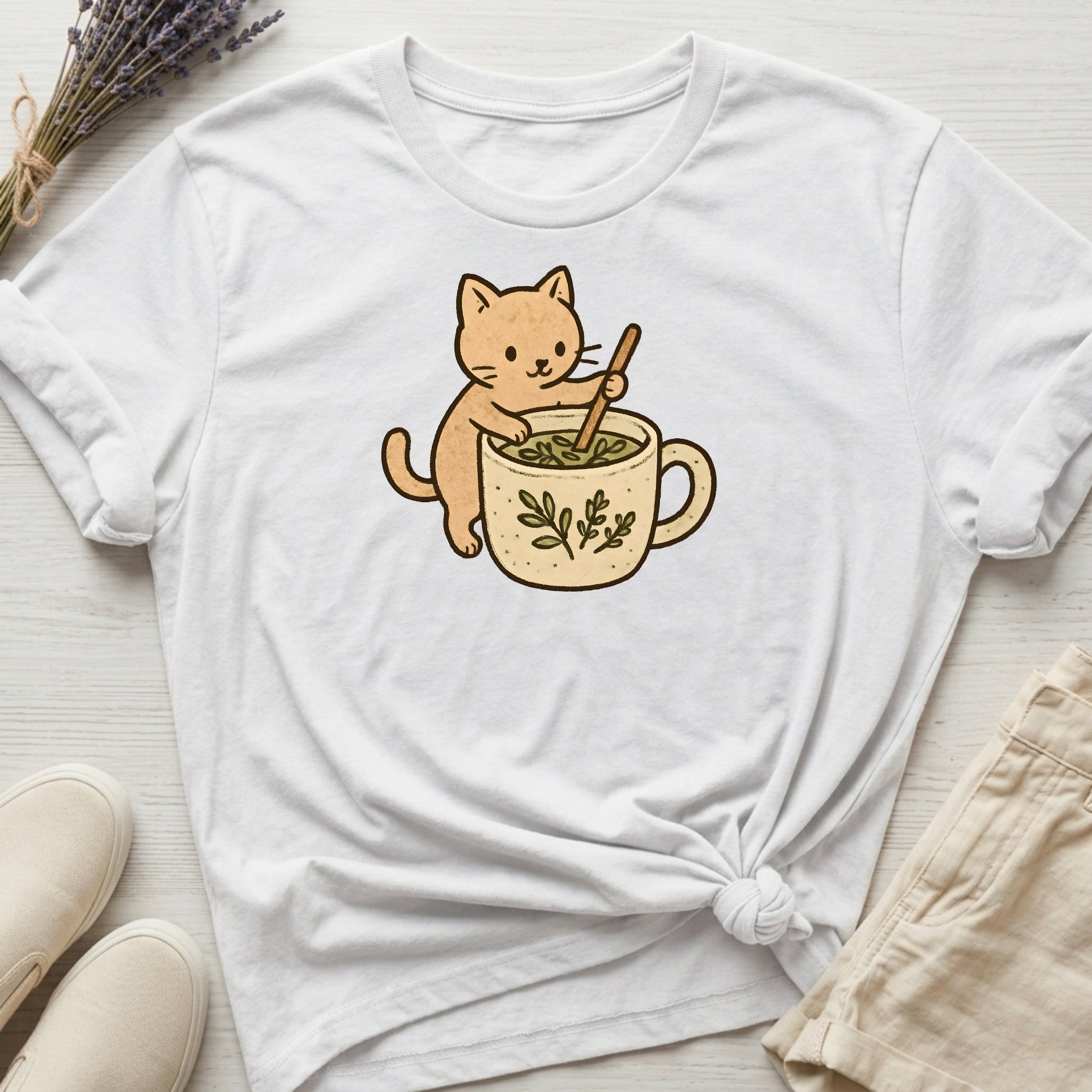 Kittens & Tea Organic T-Shirt