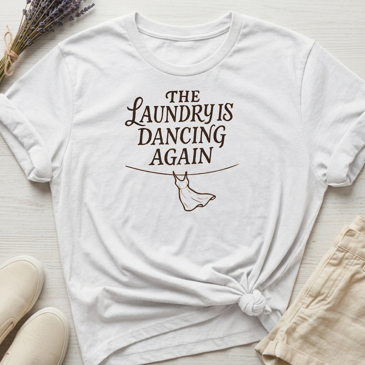 Laundry Dancing Organic T-Shirt