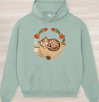 Fall Sleepy Kitten Organic Oversized Hoodie