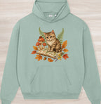 Fall Nature Kitten II Organic Oversized Hoodie