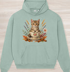 Fall Teacup Kitten Organic Oversized Hoodie