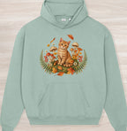 Fall Nature Kitten IV Organic Oversized Hoodie