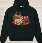 Fall Corgi Organic Oversized Hoodie