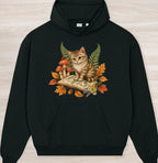 Fall Nature Kitten II Organic Oversized Hoodie