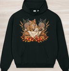 Fall Sleepy Kittens Organic Oversized Hoodie