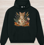 Fall Teacup Kitten Organic Oversized Hoodie