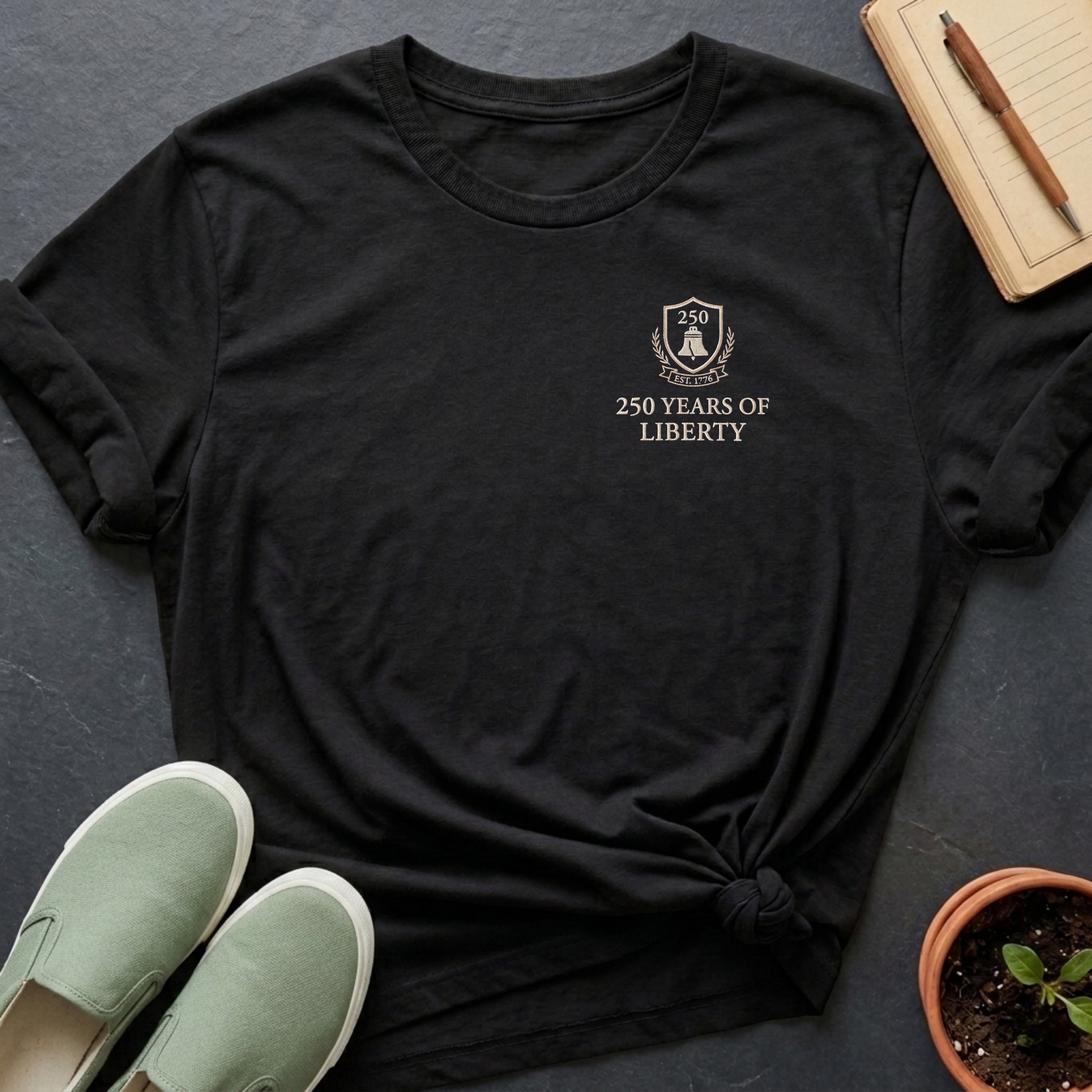 250 Years Of Liberty Organic T-Shirt