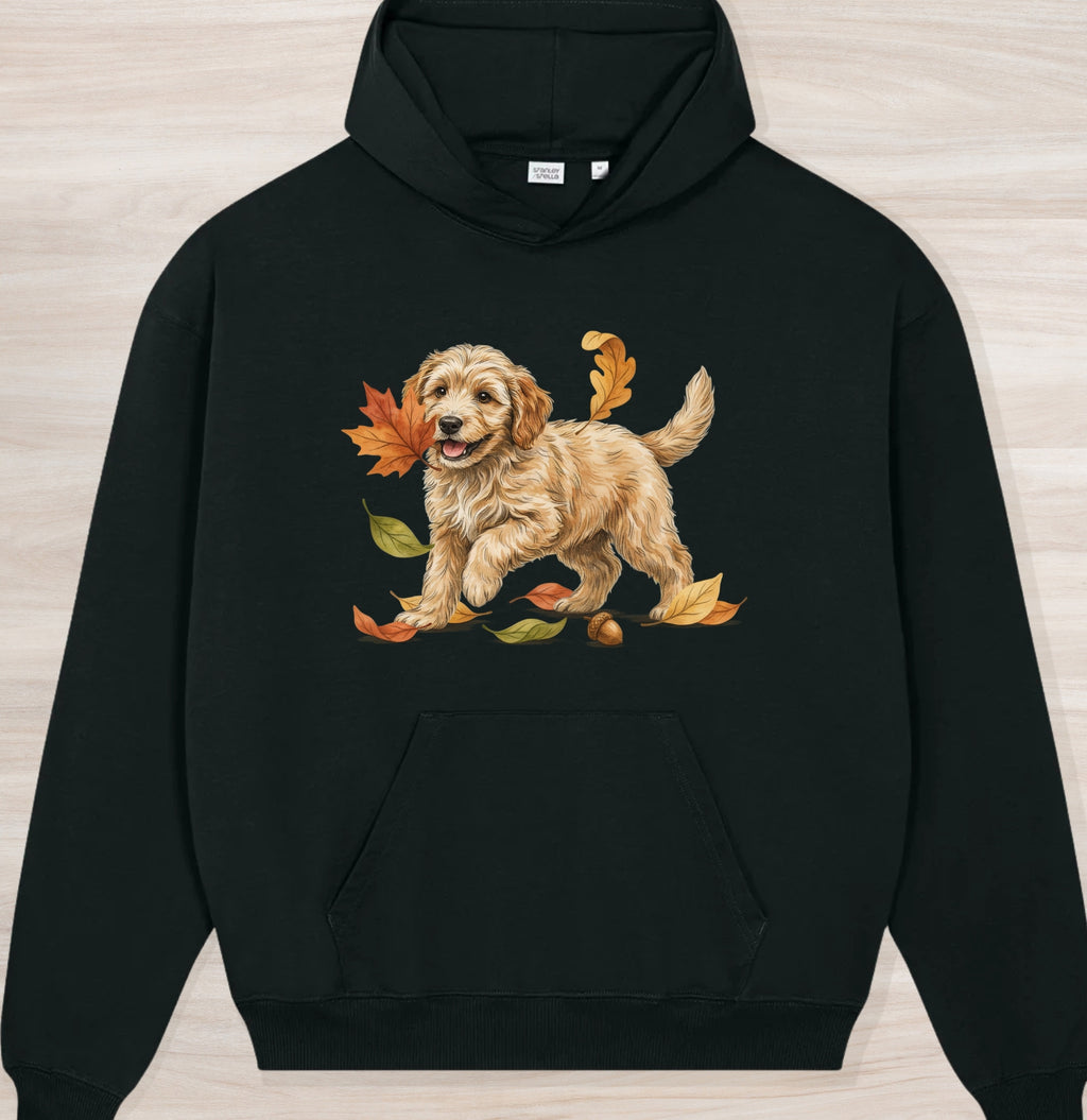 Fall Doodle III Organic Oversized Hoodie