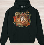 Fall Sleepy Kittens III Organic Oversized Hoodie