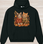 Fall Cozy Kittens Organic Oversized Hoodie