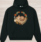 Fall Sleepy Kitten Organic Oversized Hoodie