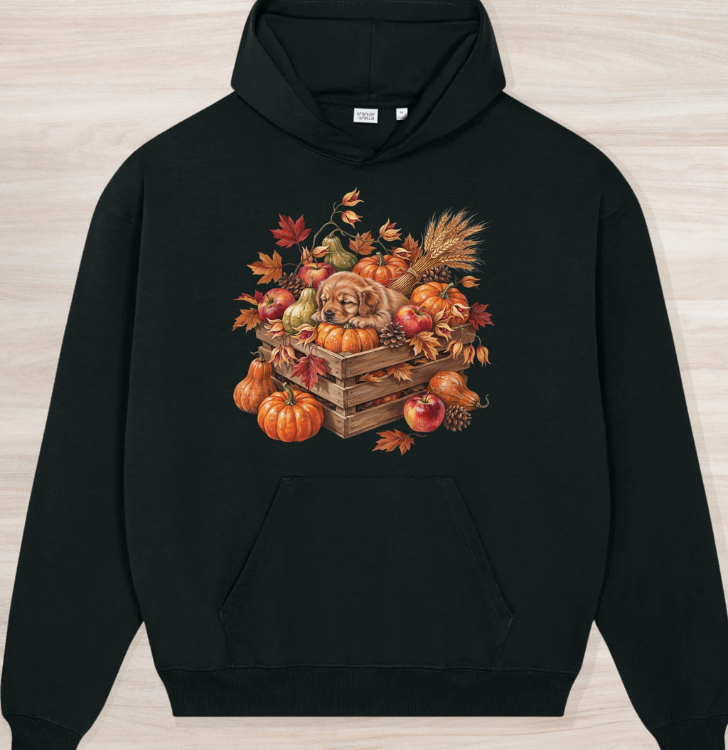 Fall Dog V Organic Oversized Hoodie