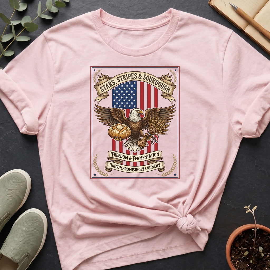 Stars Stripes And Sourdough Organic T-Shirt