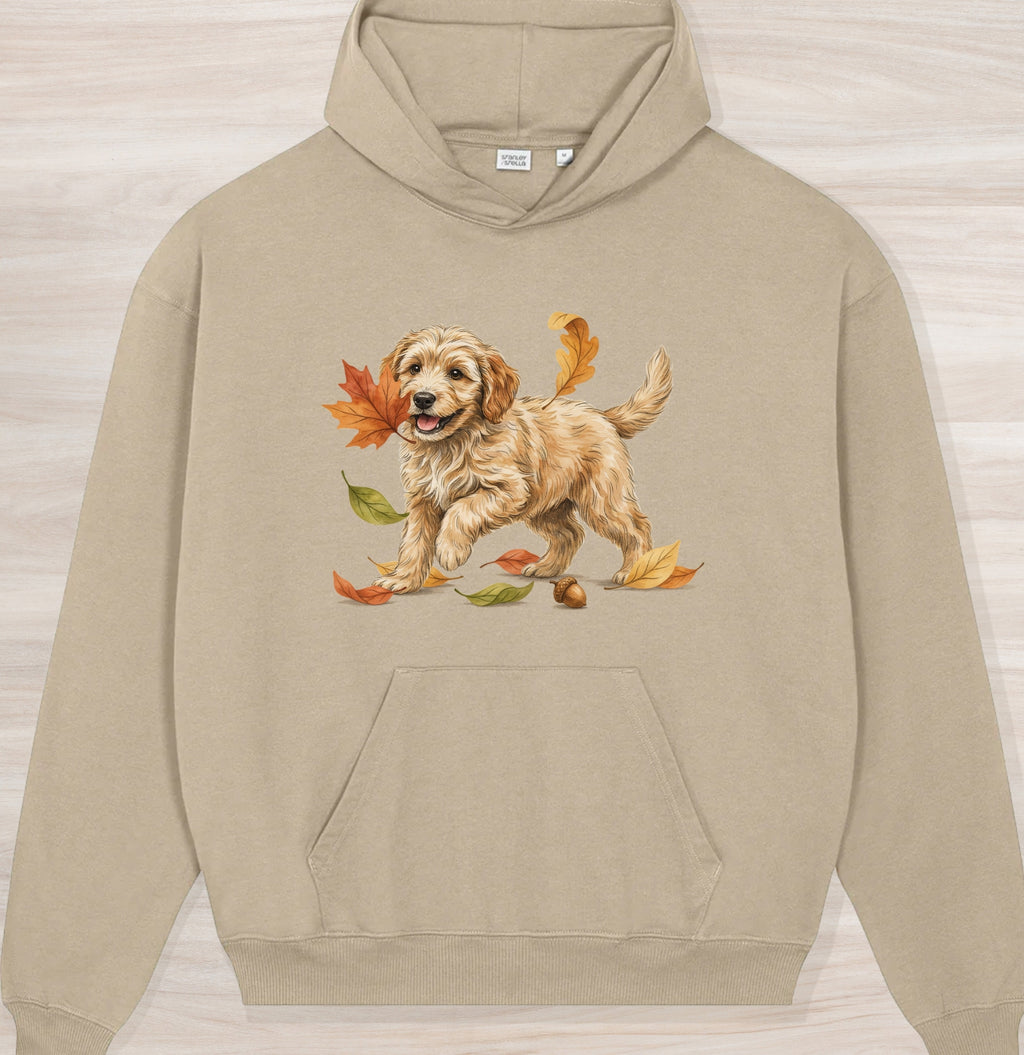 Fall Doodle III Organic Oversized Hoodie