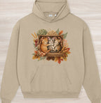 Fall Sleepy Kittens II Organic Oversized Hoodie