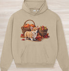 Fall Corgi Organic Oversized Hoodie