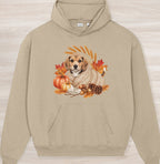 Fall Beagle Organic Oversized Hoodie