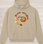 Fall Sleepy Kitten Organic Oversized Hoodie