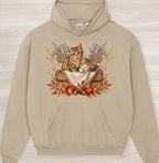 Fall Sleepy Kittens Organic Oversized Hoodie