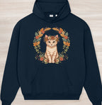 Fall Crown Kitten Organic Oversized Hoodie