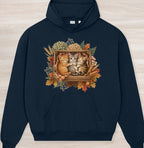 Fall Sleepy Kittens II Organic Oversized Hoodie