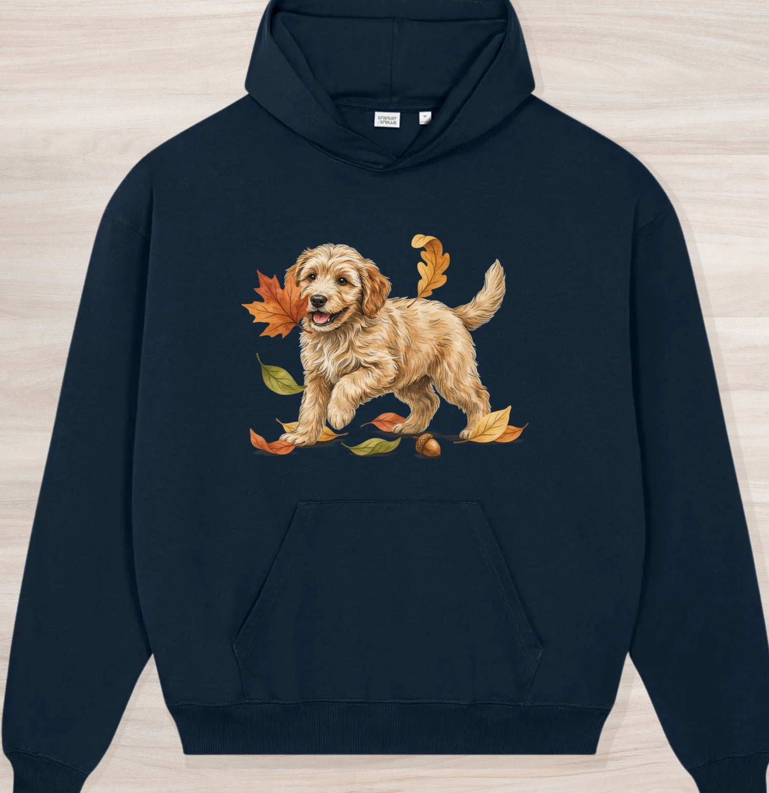 Fall Doodle III Organic Oversized Hoodie