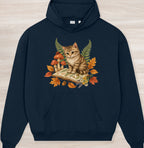 Fall Nature Kitten II Organic Oversized Hoodie