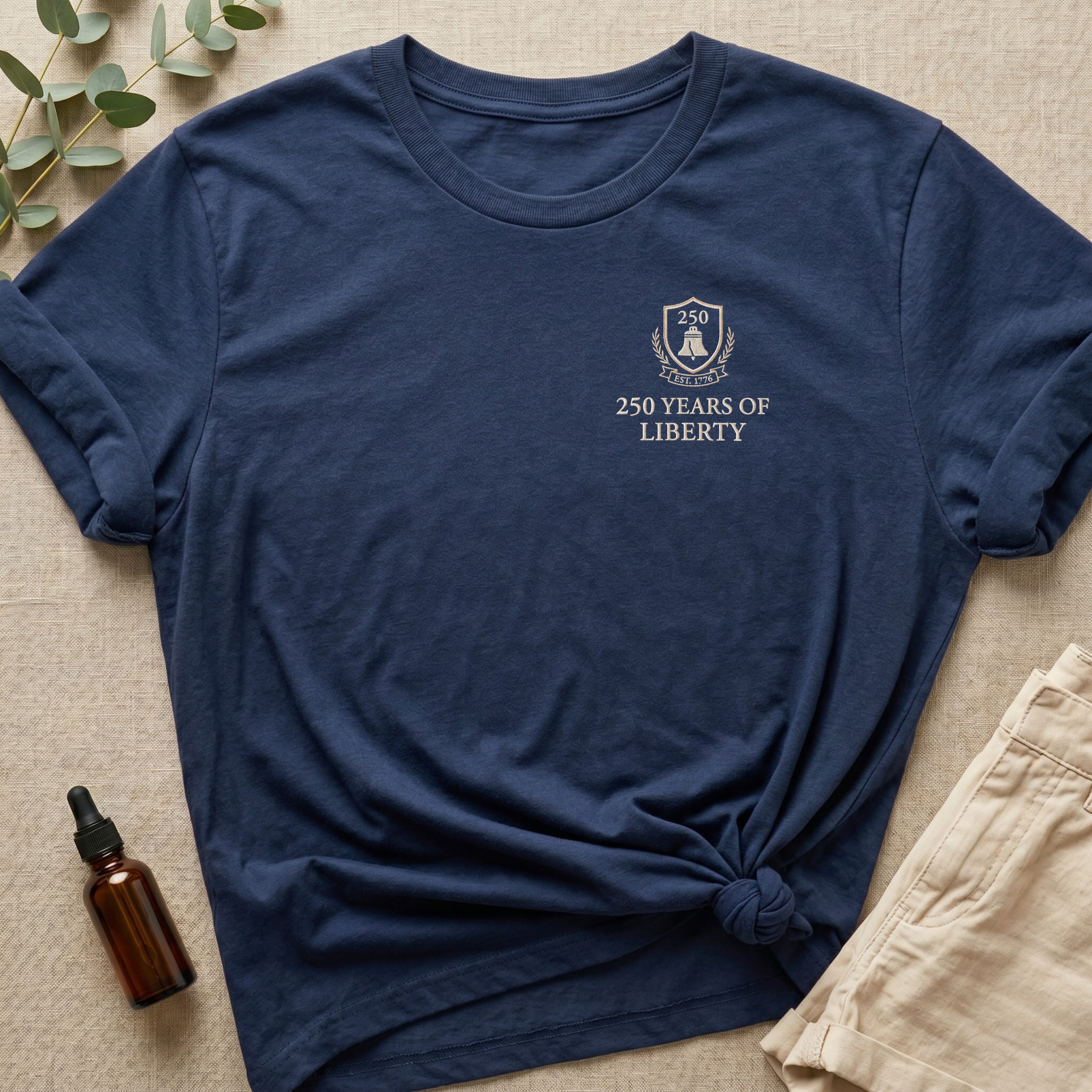 250 Years Of Liberty Organic T-Shirt