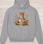 Fall Teacup Kitten Organic Oversized Hoodie