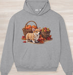 Fall Corgi Organic Oversized Hoodie