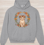 Fall Crown Kitten Organic Oversized Hoodie