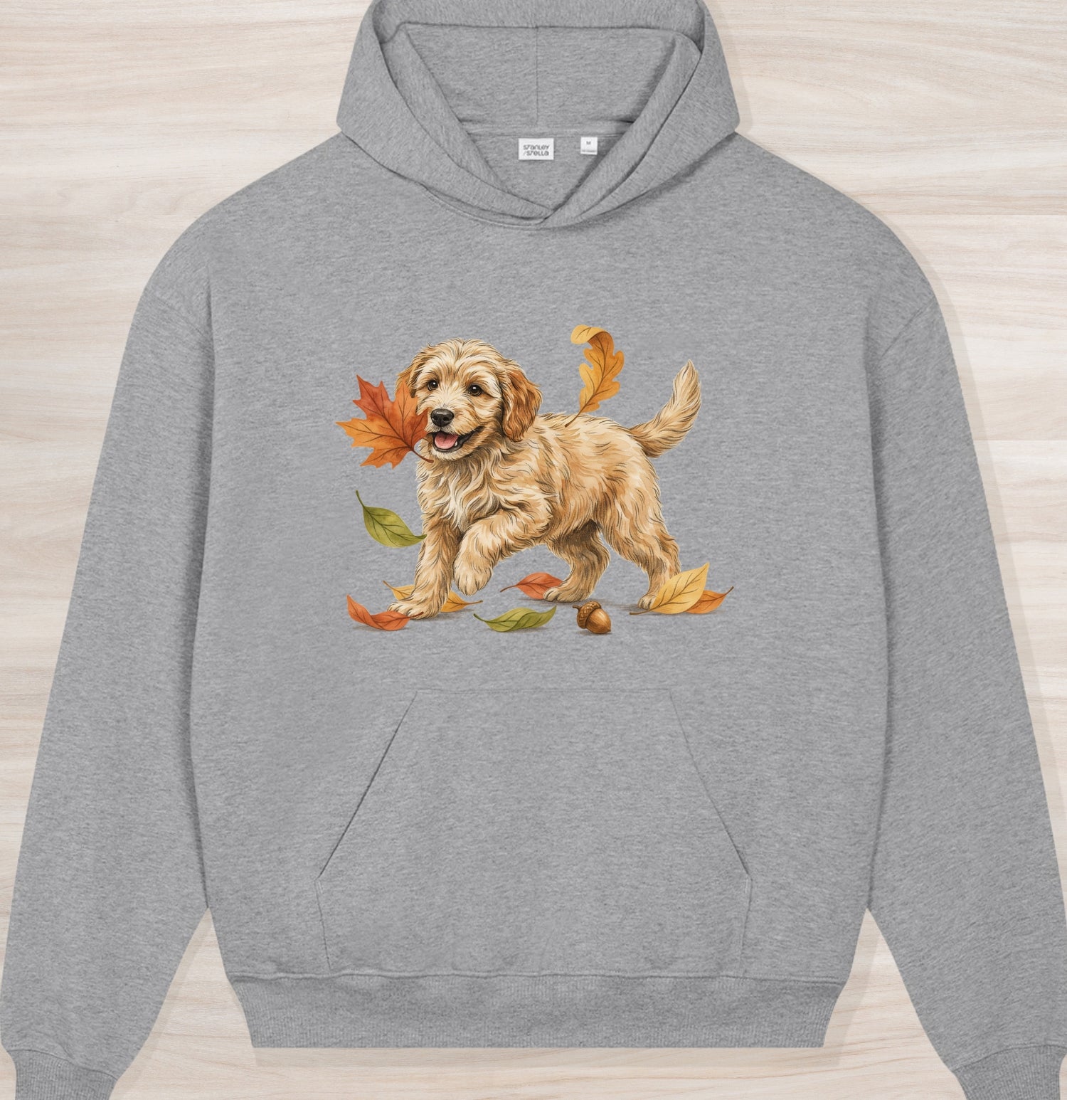 Fall Doodle III Organic Oversized Hoodie