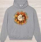 Fall Sleeping Cat Organic Oversized Hoodie