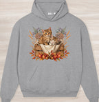 Fall Sleepy Kittens Organic Oversized Hoodie