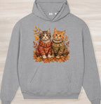Fall Cozy Kittens Organic Oversized Hoodie