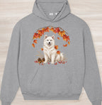 Fall Samoyed Organic Oversized Hoodie