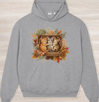 Fall Sleepy Kittens II Organic Oversized Hoodie